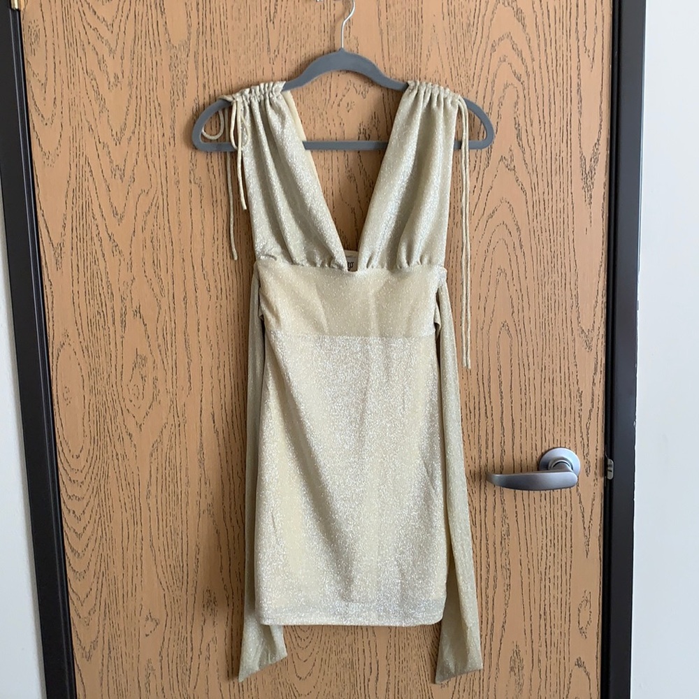 Neural Shimmer Dress